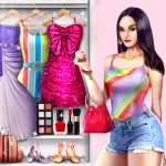 Скачать Fashion Stylist: Dress Up Game Мод (Бесплатные покупки) на Андроид