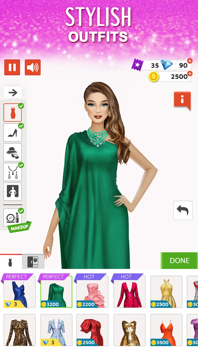 Fashion Stylist: Dress Up Game v16.4 APK Мод (Бесплатные покупки) Screenshot 2 Fashion Stylist: Dress Up Game v16.4 APK Мод (Бесплатные покупки) Screenshot 2