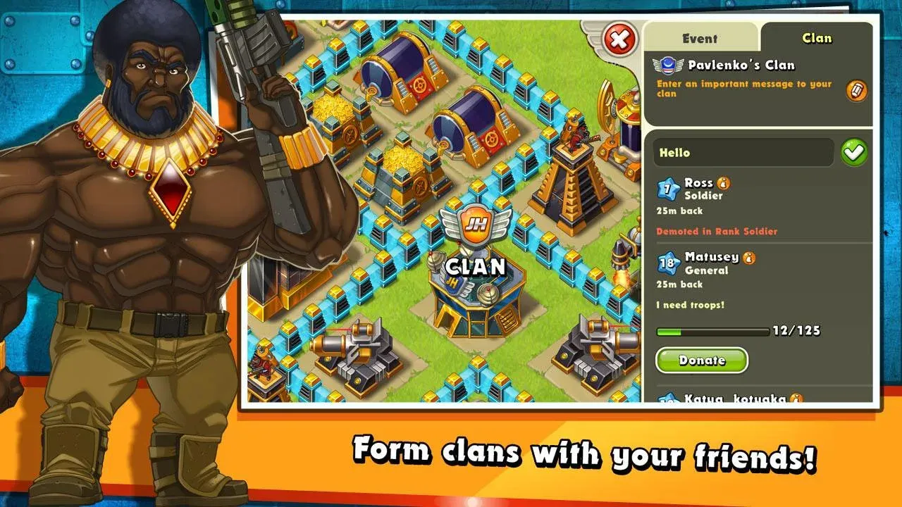 Jungle Heat: War of Clans v2.2.7 APK Мод (Режим бога) Screenshot 2 Jungle Heat: War of Clans v2.2.7 APK Мод (Режим бога) Screenshot 2