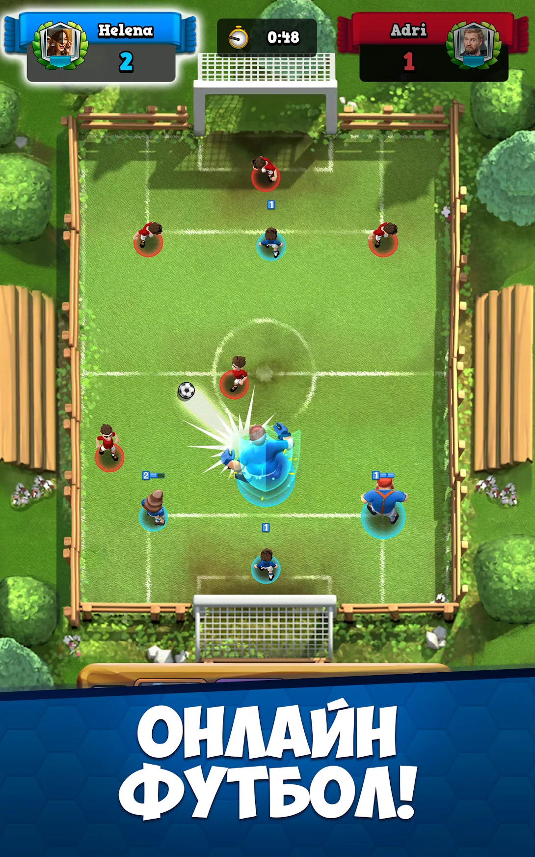 Soccer Royale: Pool Football [мод: много денег] Screenshot 2