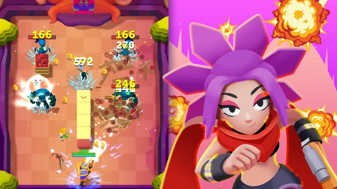 Bullet Knight: Dungeon Crawl Стрелялки игры [мод: высокий урон] Screenshot 3