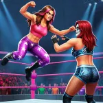 Скачать Bad Girls Wrestling Game Мод (Много денег) на Андроид