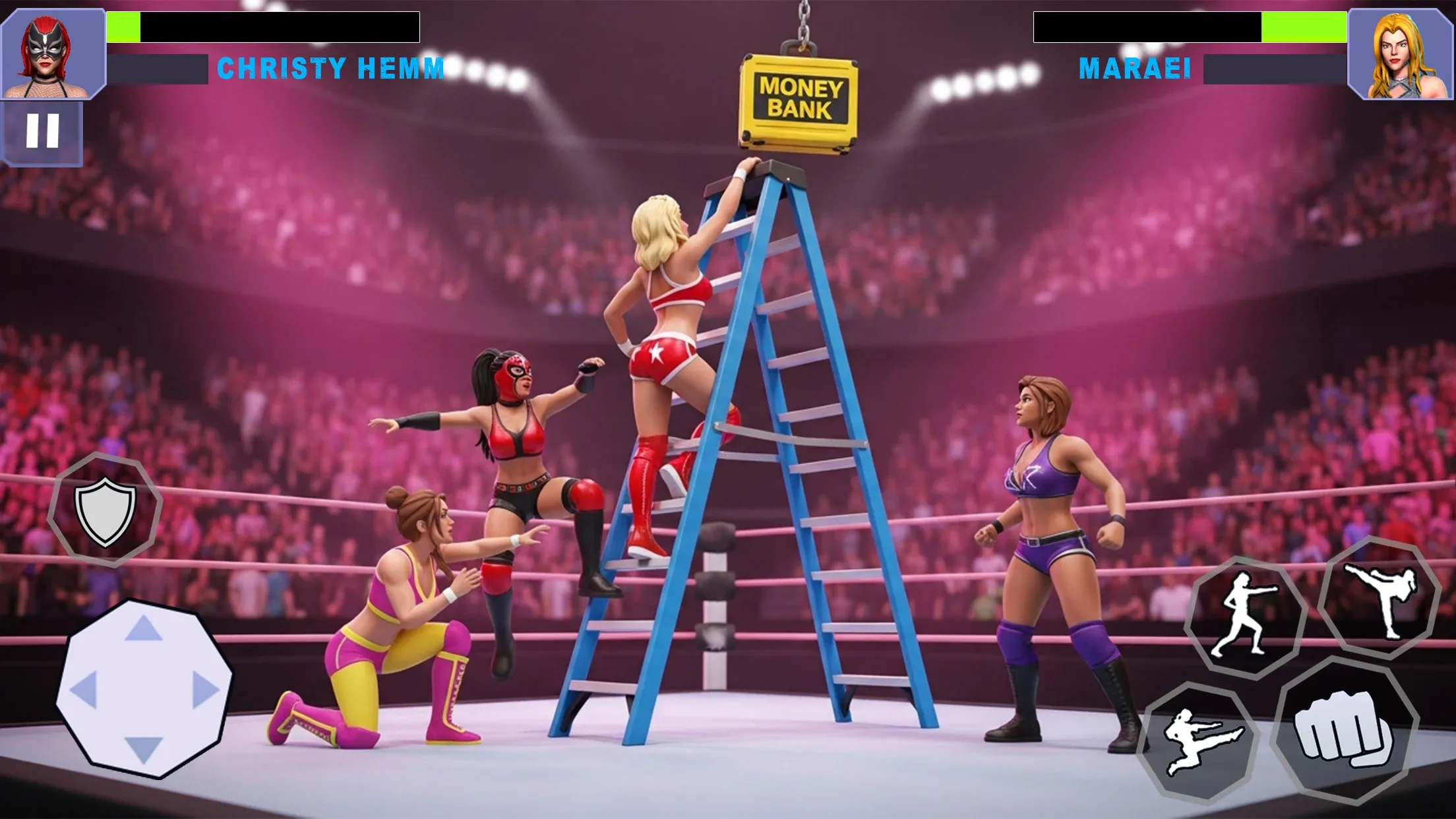 Bad Girls Wrestling Game v6.6 APK Мод (Много денег) Screenshot 2 Bad Girls Wrestling Game v6.6 APK Мод (Много денег) Screenshot 2