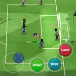 Скачать Mini Football Мод (Меню, Тупой враг, Скорость) на Андроид