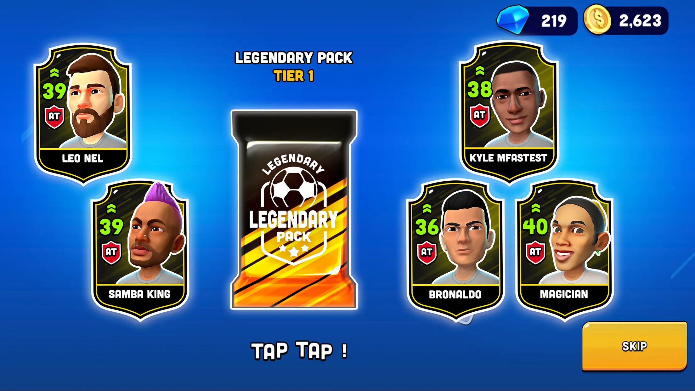 Mini Football v4.8.0 APK Мод (Меню, Тупой враг, Скорость) Screenshot 3
