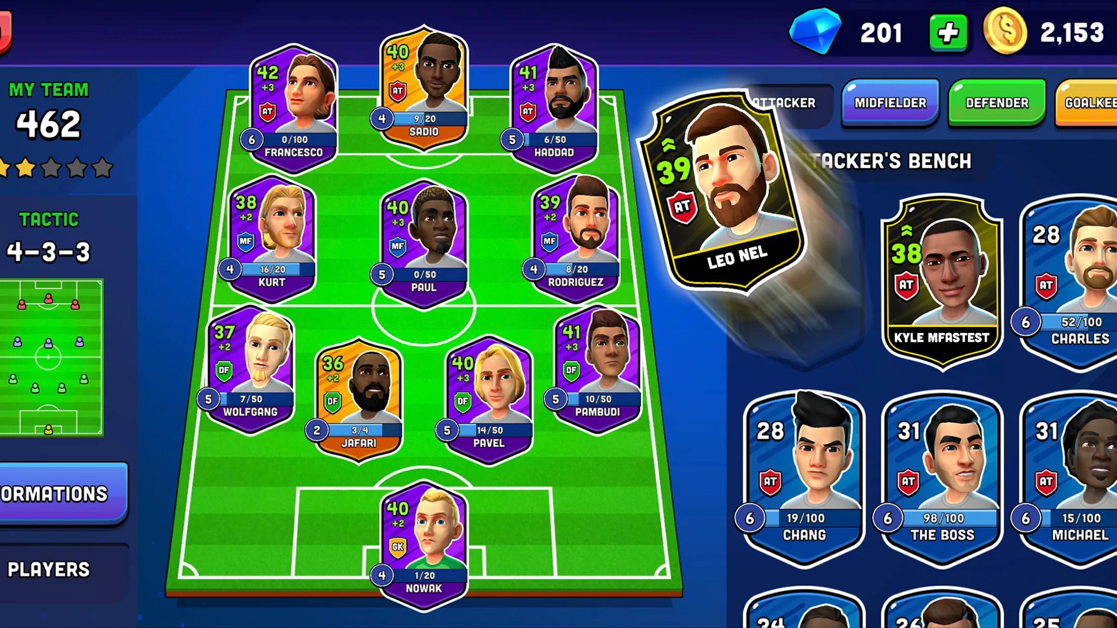 Mini Football v4.8.0 APK Мод (Меню, Тупой враг, Скорость) Screenshot 4