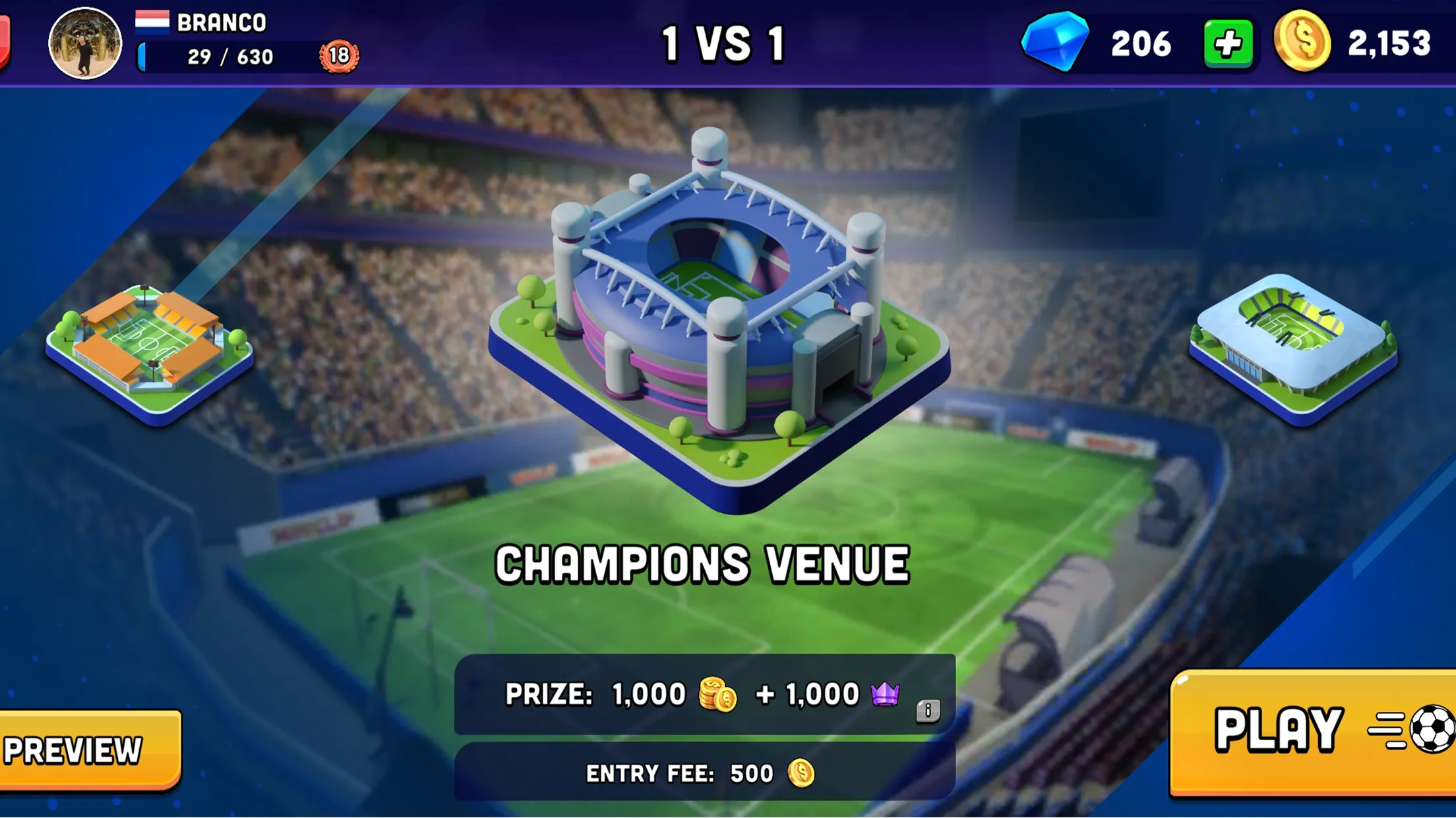 Mini Football v4.8.0 APK Мод (Меню, Тупой враг, Скорость) Screenshot 5