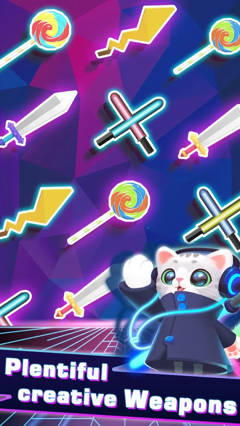 Sonic Cat - Сократите удары! v1.9.0 APK Мод (Много бриллиантов) Screenshot 5