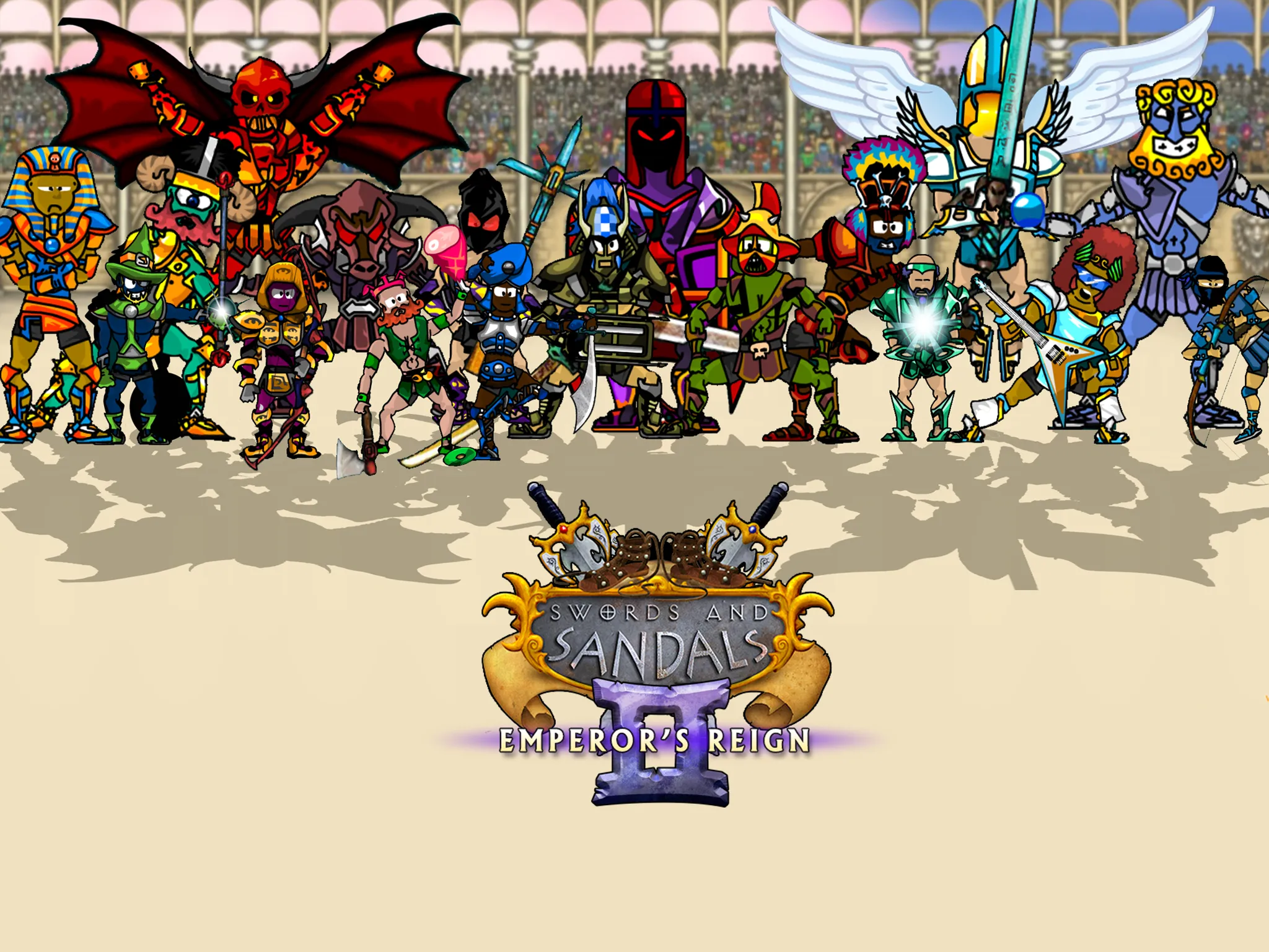 Swords and Sandals 2 Redux [мод: много денег] Screenshot 1