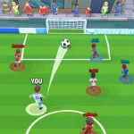 Скачать Футбол: Soccer Battle [мод: всё открыто] на Андроид