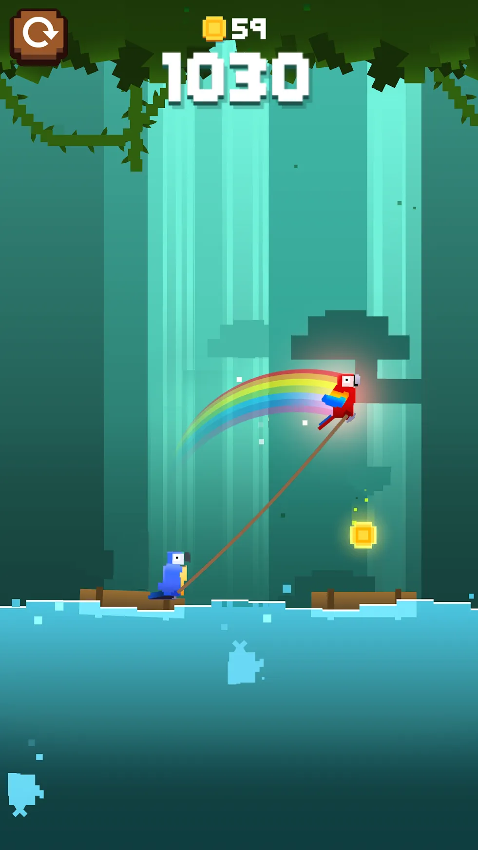 Monkey Ropes [мод: бесплатные покупки] Screenshot 3