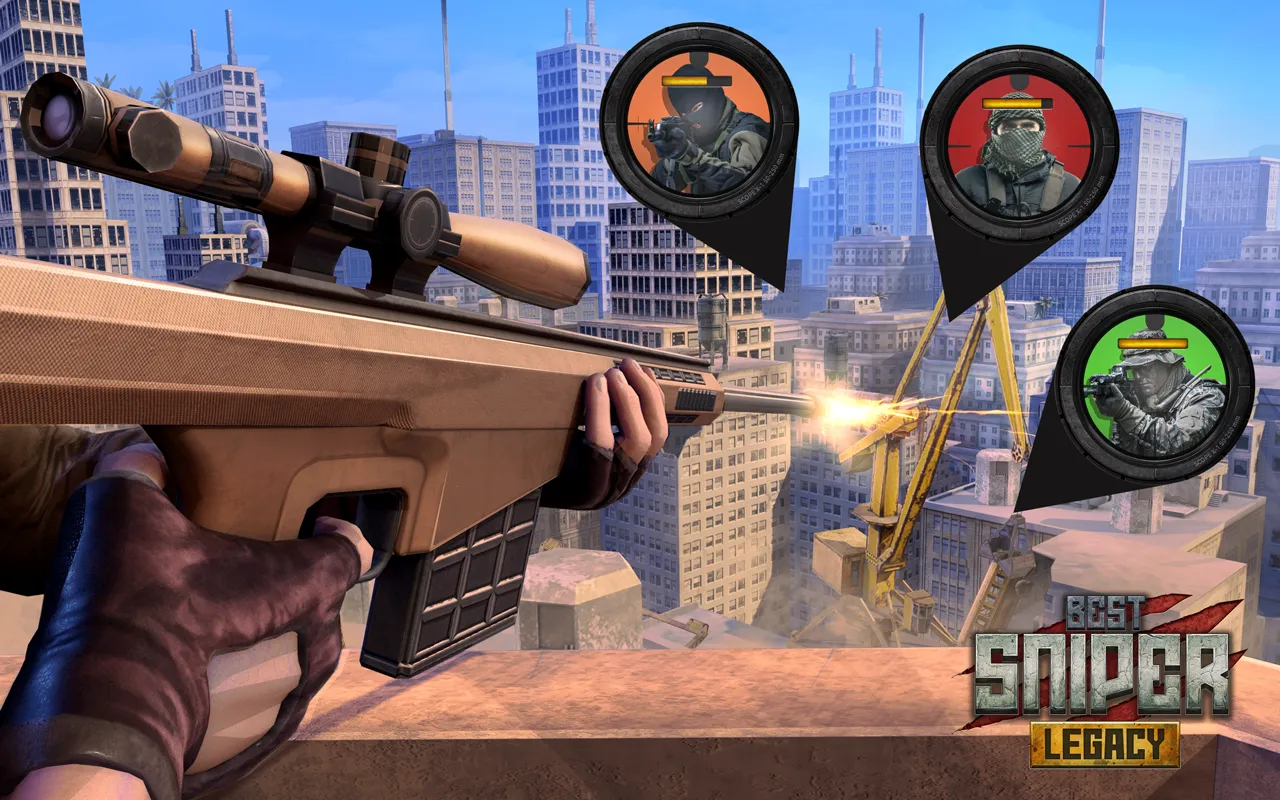 Best Sniper Legacy: ужас динозавров 3D шутер [мод: много денег] Screenshot 2