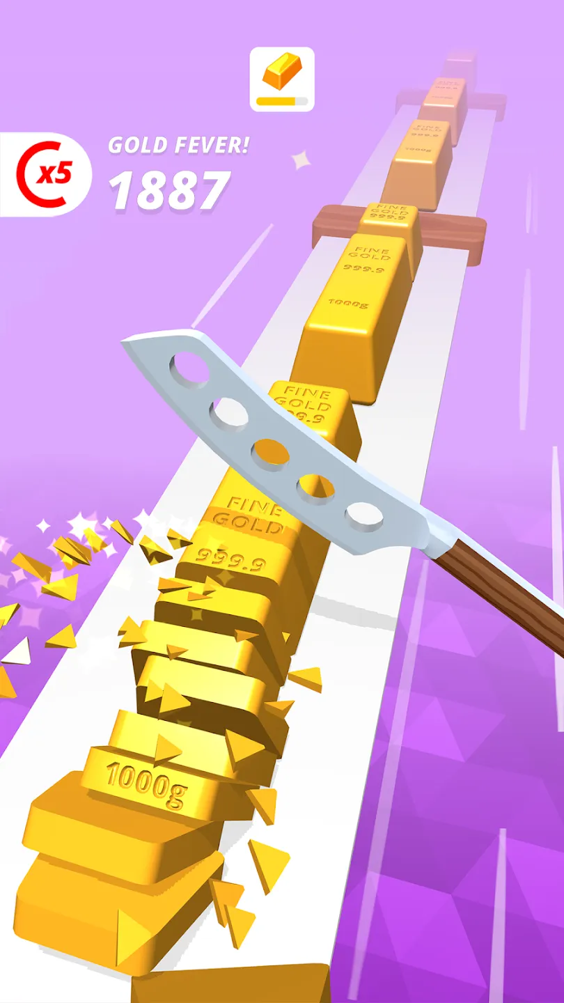 Perfect Slices v1.4.48 APK Мод (Много денег) Screenshot 2
