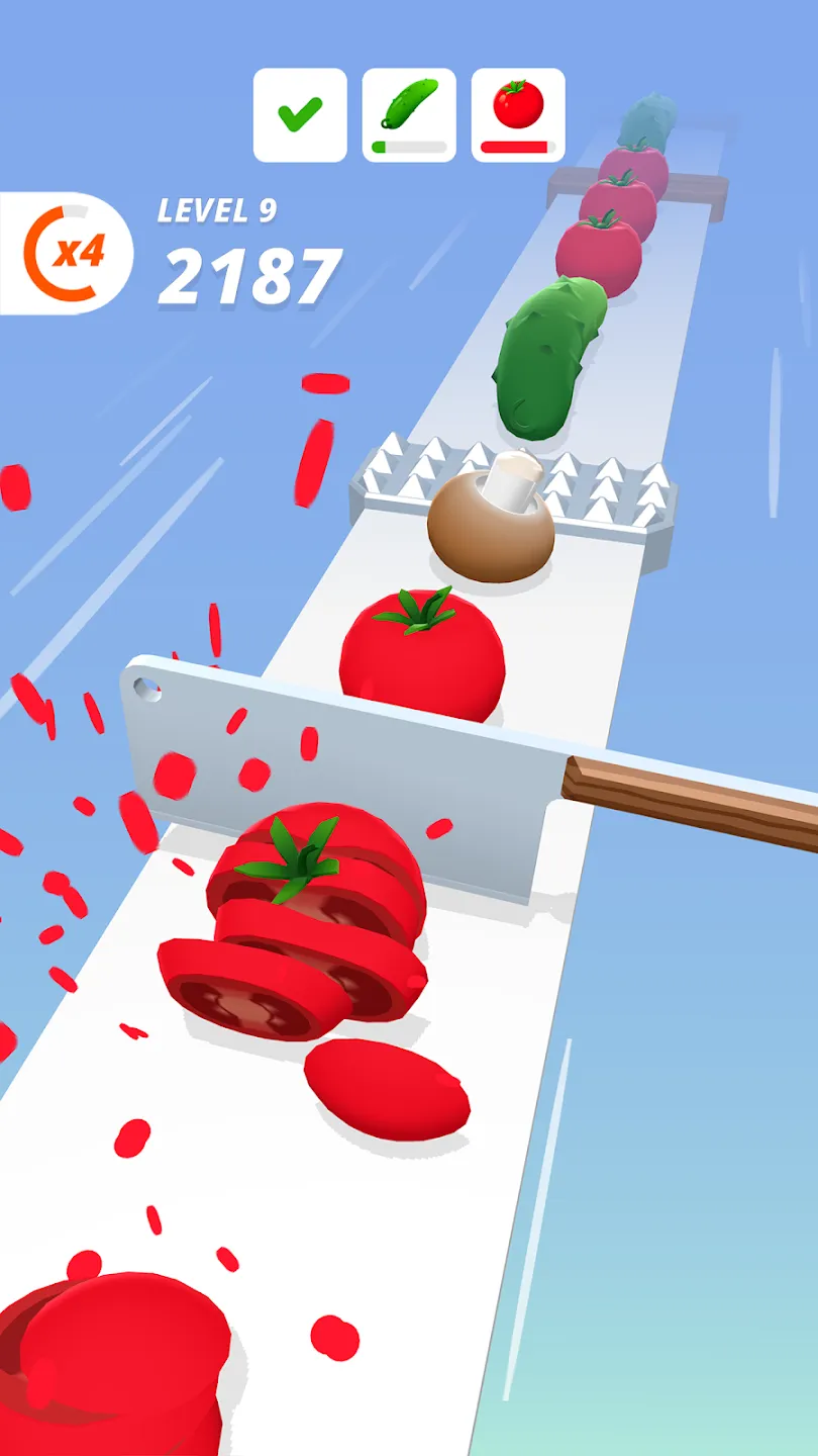 Perfect Slices v1.4.48 APK Мод (Много денег) Screenshot 3