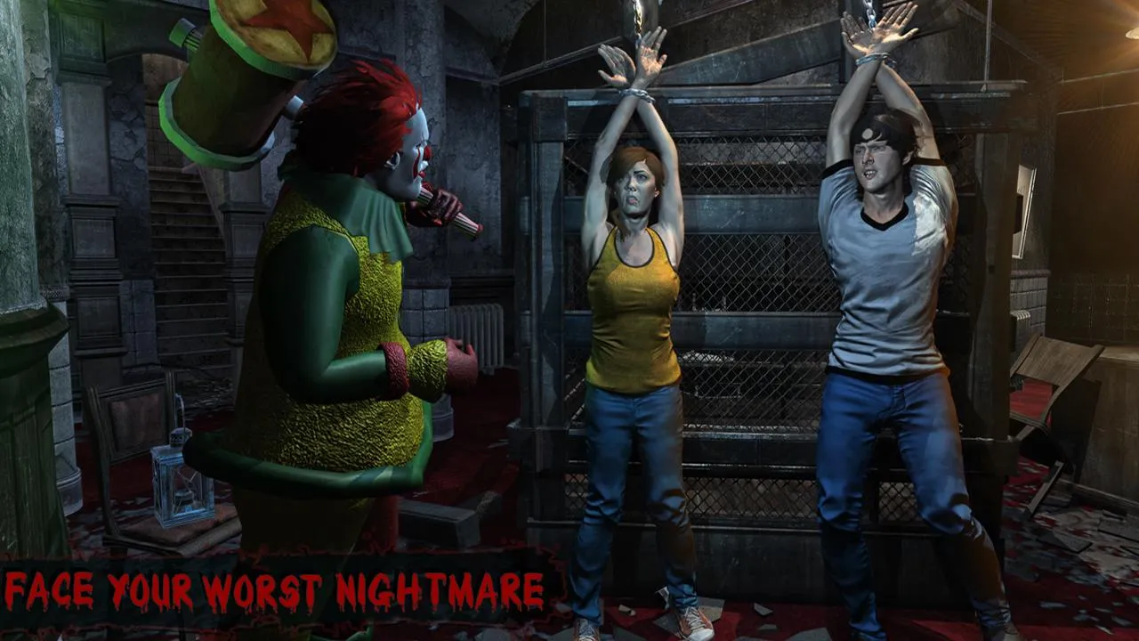 Horror Clown Survival [мод: бесплатные покупки] Screenshot 1