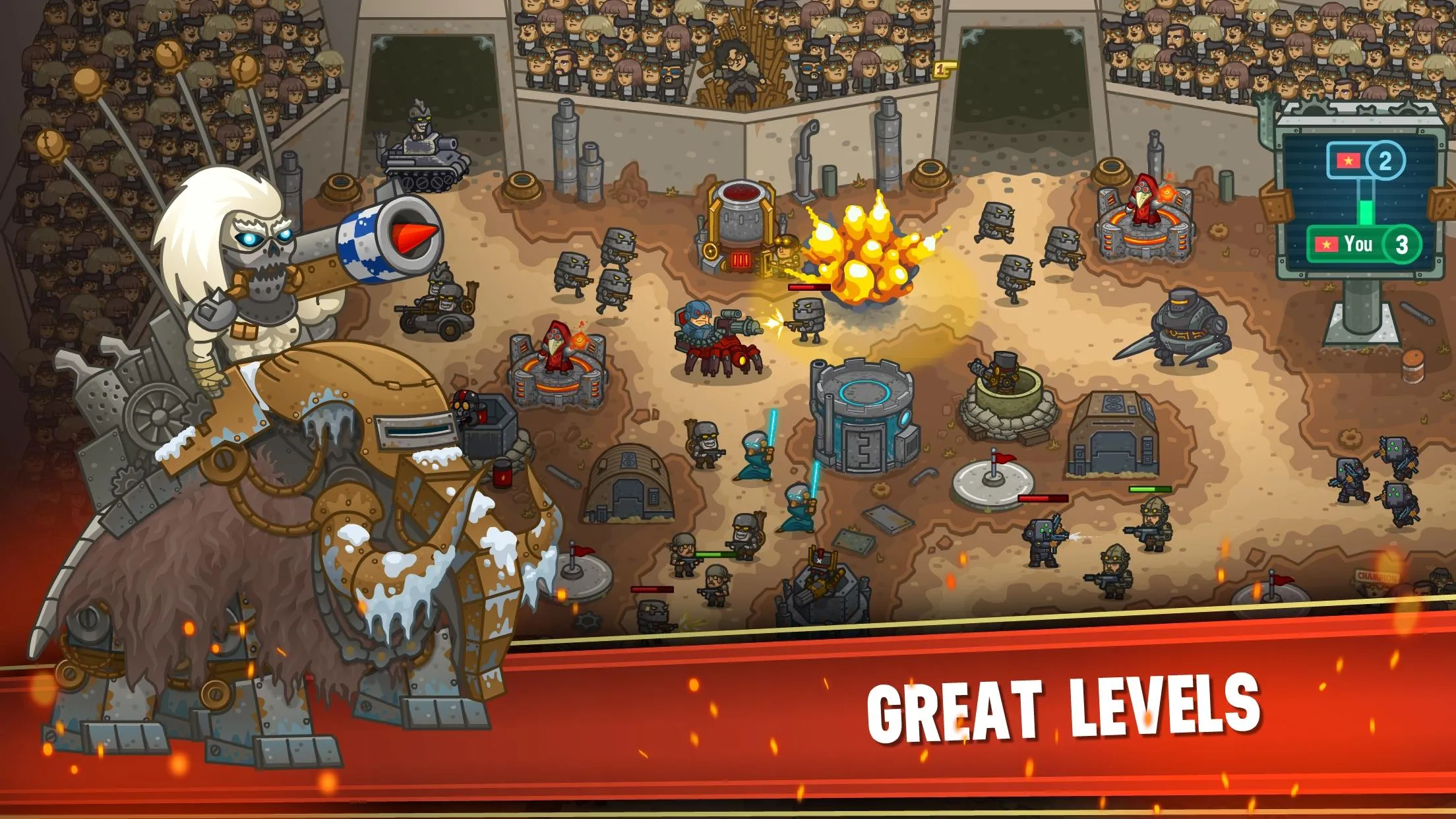 Steampunk Defense: Tower Defense [мод: много денег] Screenshot 3