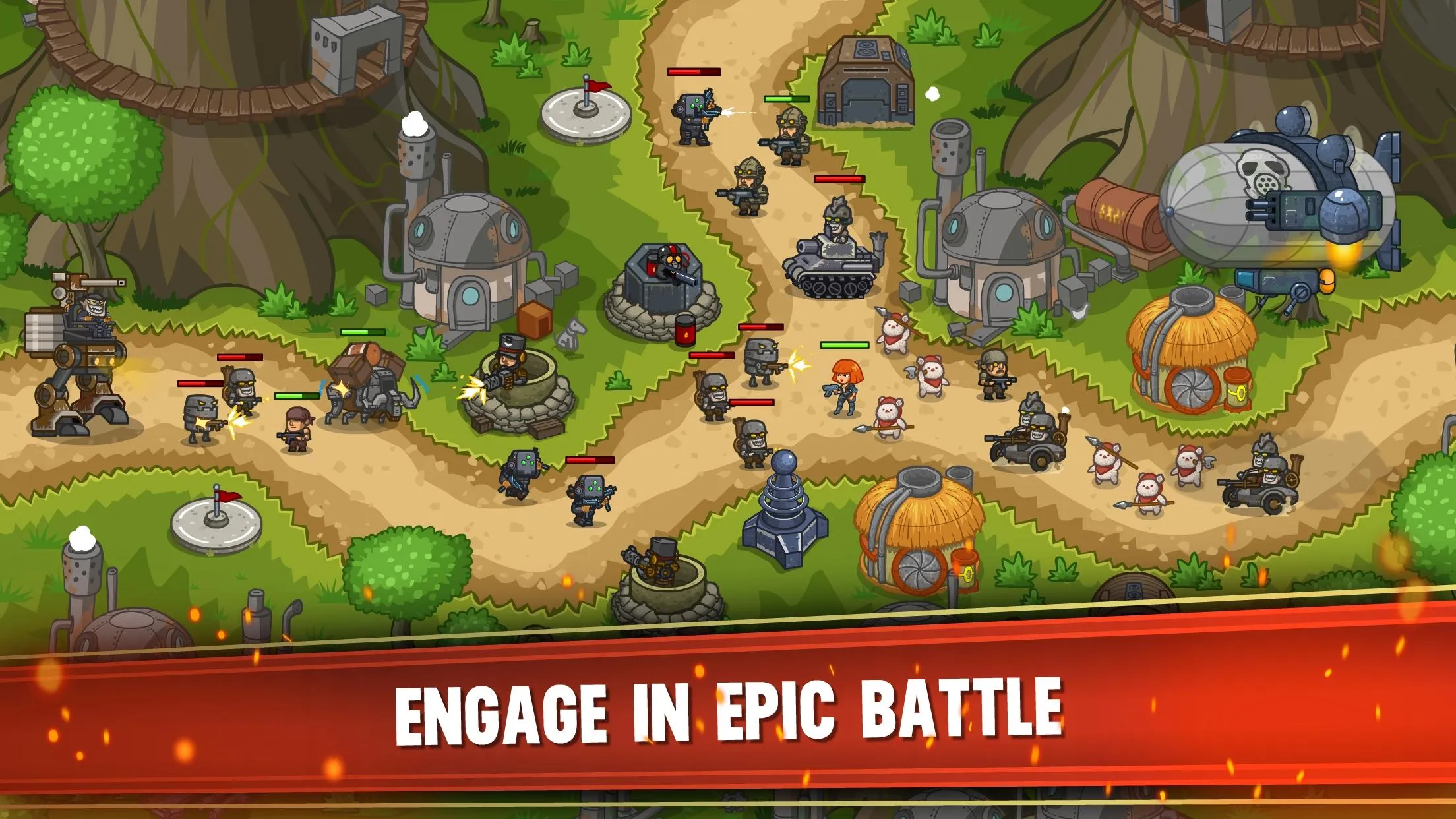 Steampunk Defense: Tower Defense [мод: много денег] Screenshot 5