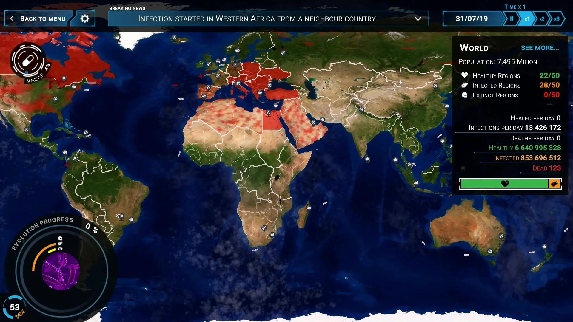 Outbreak – Infect The World [мод: всё открыто] Screenshot 3