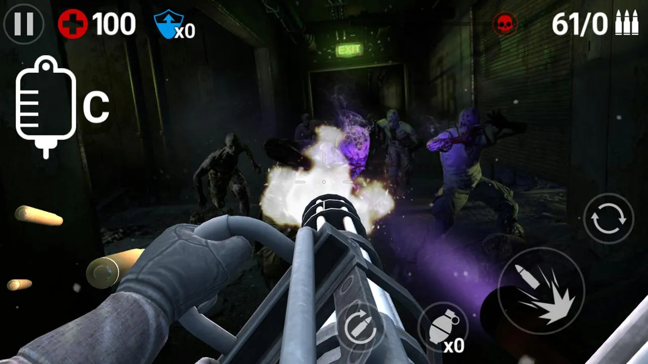 Gun Trigger Zombie [мод: режим бога] Screenshot 3