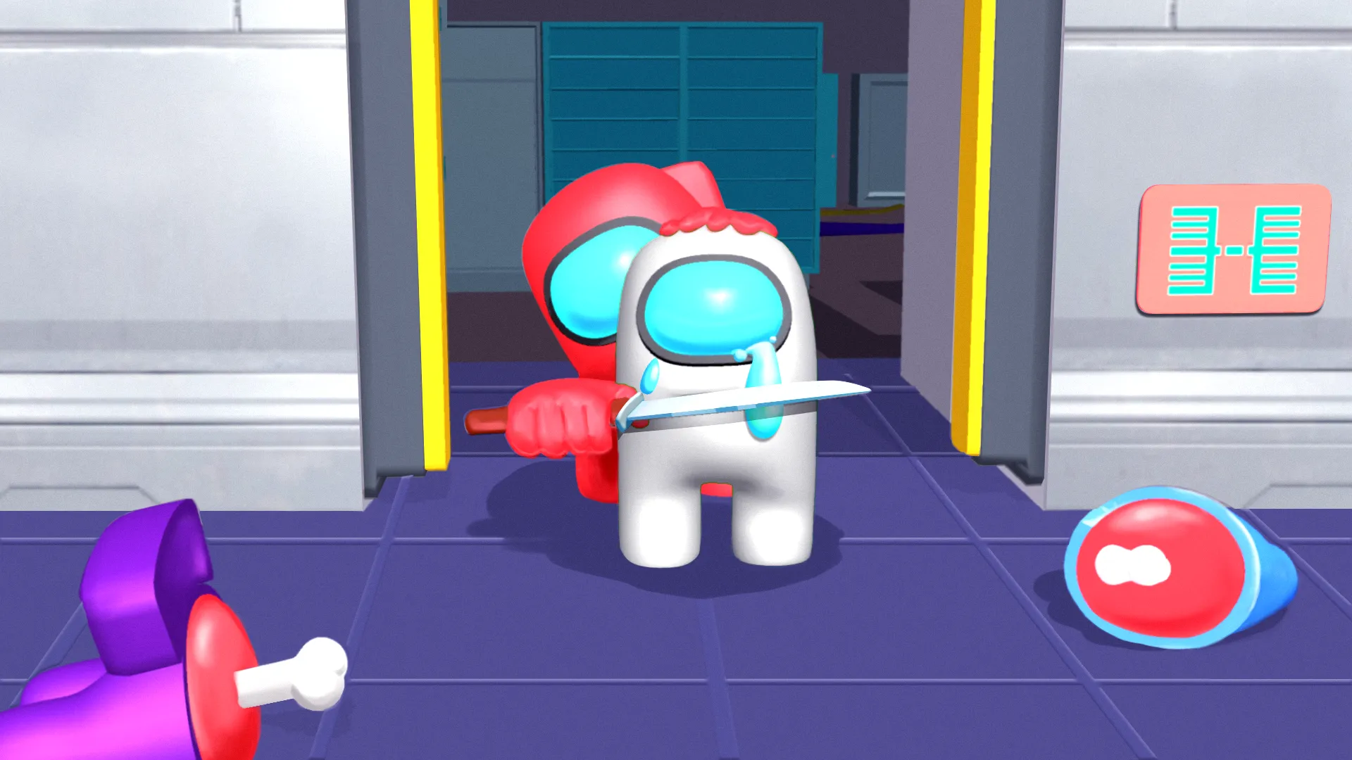 Red Imposter: Кошмар Рождества [мод: тупой враг] Screenshot 1