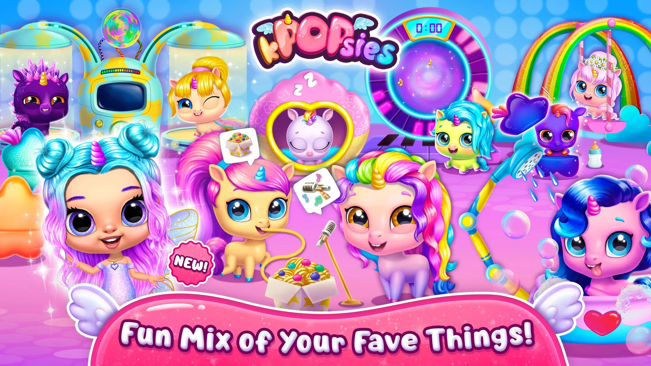 Kpopsies - Милые Единороги v1.18.194 APK Мод (Всё открыто) Screenshot 3