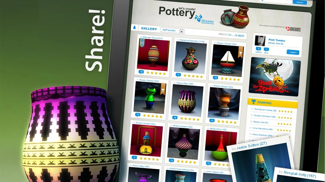 Let's Create! Pottery [мод: много денег] Screenshot 3