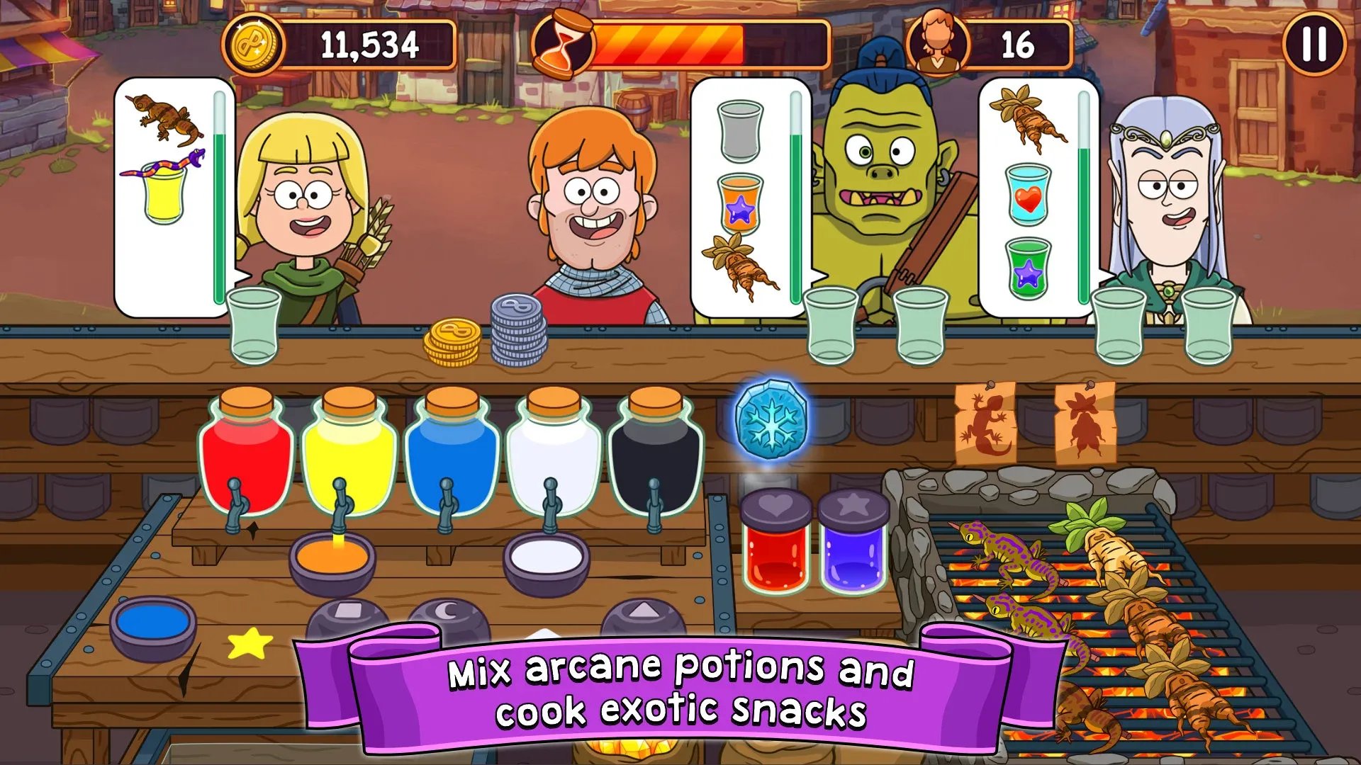 Potion Punch v7.1.8 APK Мод (Много денег) Screenshot 1 Potion Punch v7.1.8 APK Мод (Много денег) Screenshot 1