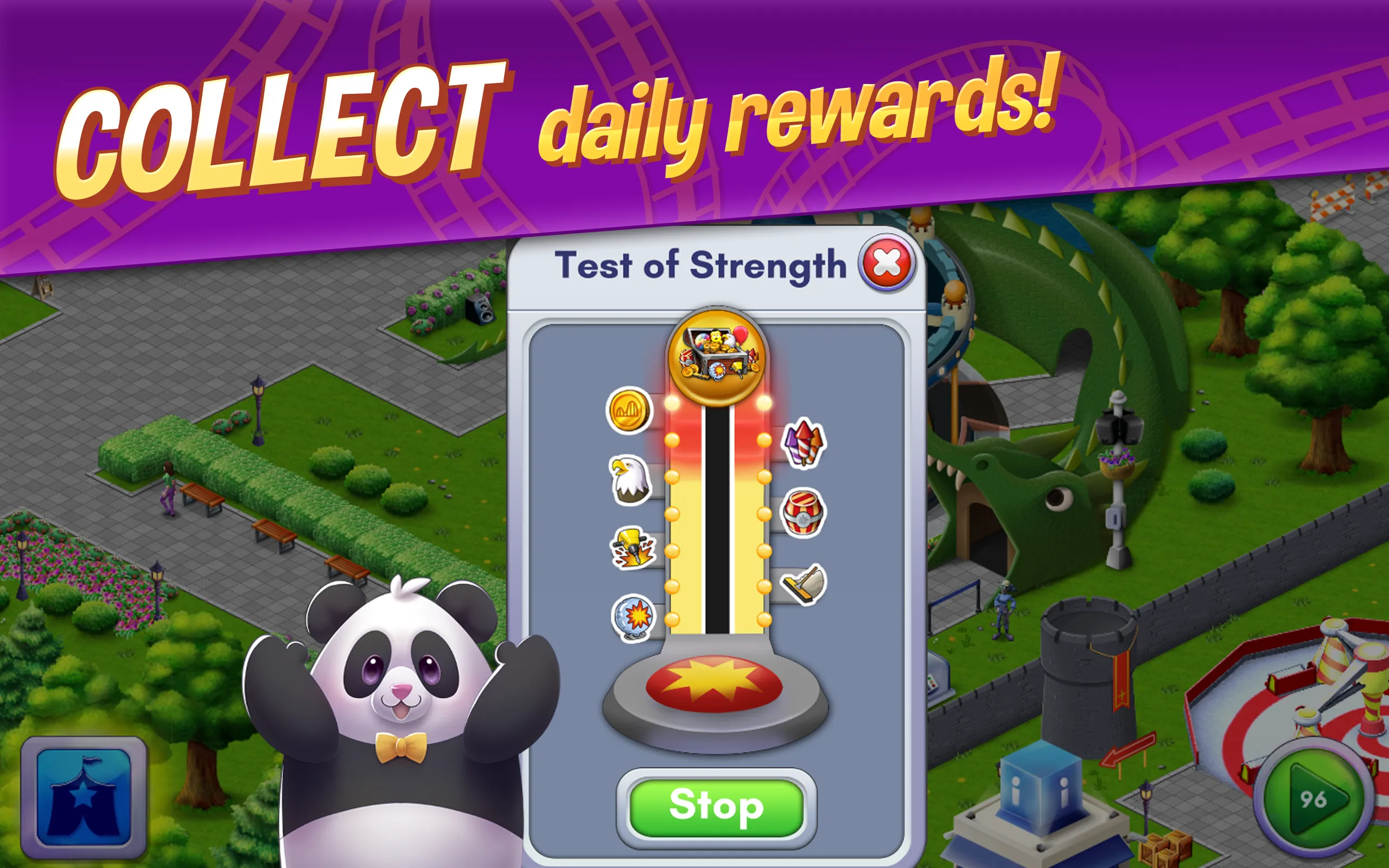RollerCoaster Tycoon® Puzzle [мод: много денег] Screenshot 4