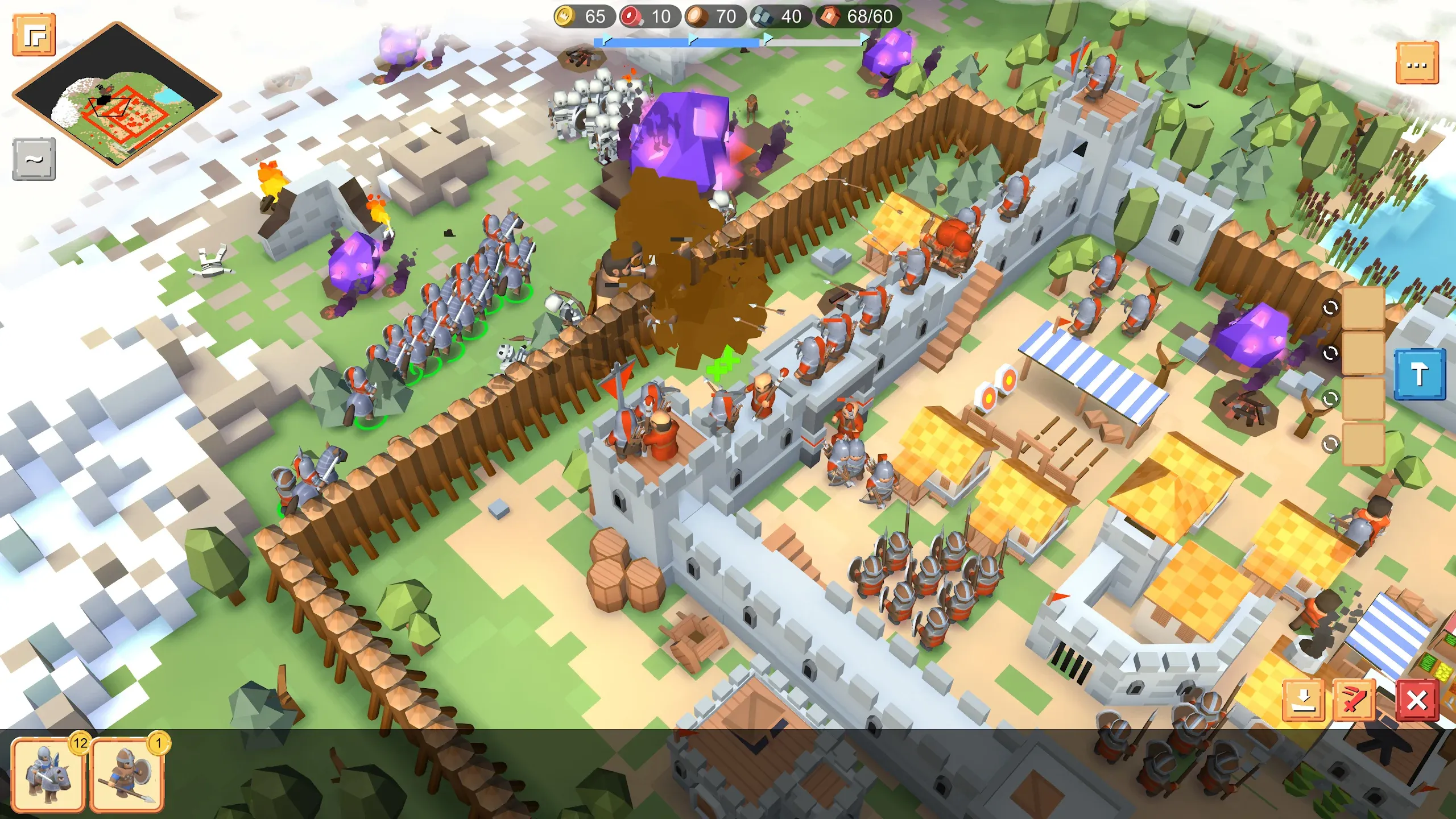 RTS Siege Up! v1.3.41 APK Мод (Много ресурсов) Screenshot 4