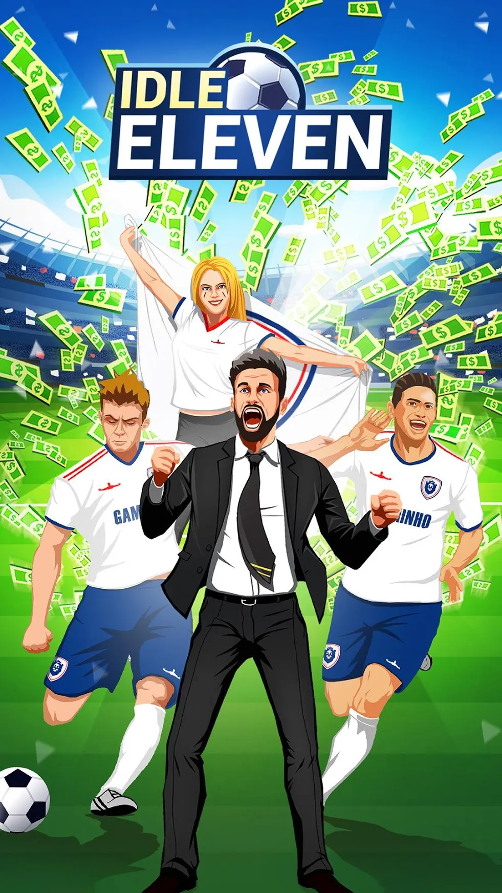 Idle Eleven - Football tycoon [мод: меню] Screenshot 1