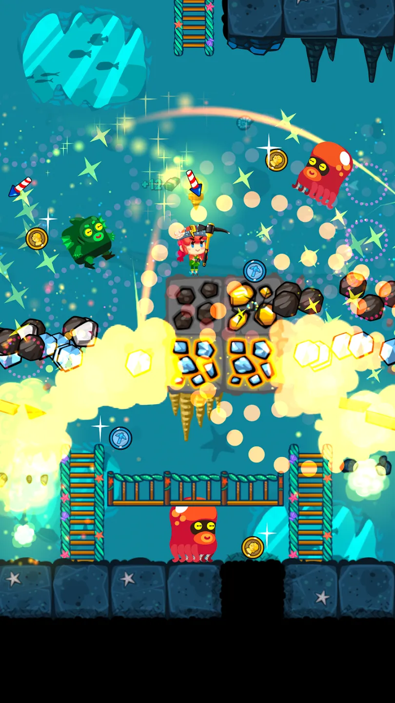 Pocket Mine 3 v66.4.0 APK Мод (Меню, Выносливость, Деньги, Магнит) Screenshot 5