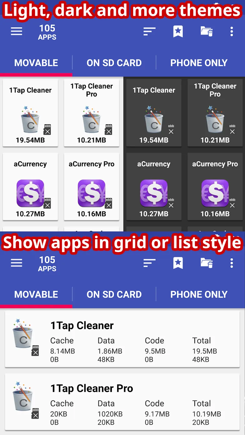 AppMgr Pro III (App 2 SD) [мод: полная версия] Screenshot 5