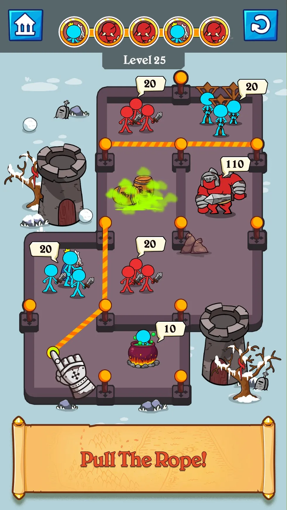 Stick Clash [мод: меню] Screenshot 2