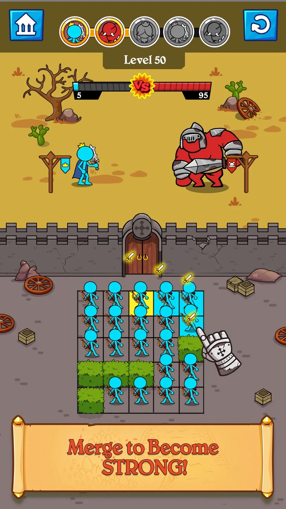 Stick Clash [мод: меню] Screenshot 3