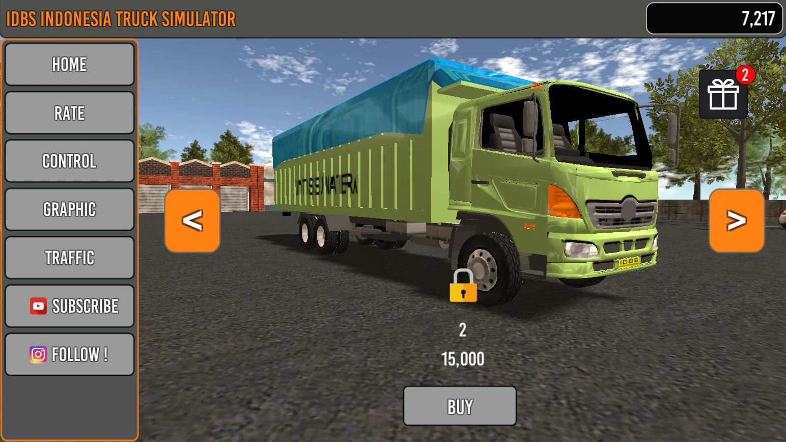 IDBS Indonesia Truck Simulator [мод: бесплатные награды] Screenshot 2
