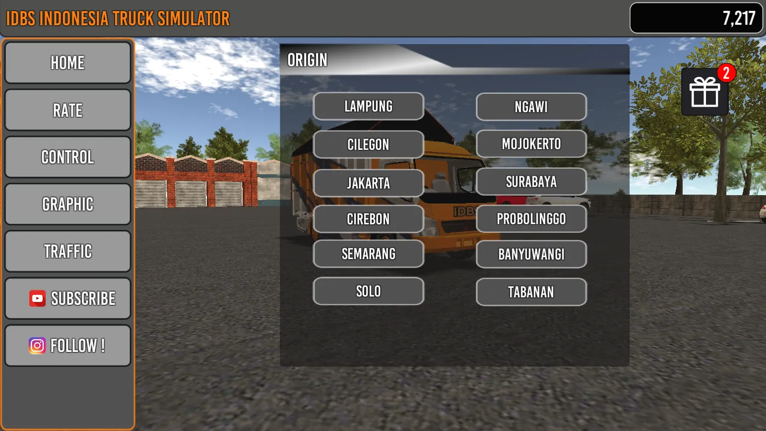 IDBS Indonesia Truck Simulator [мод: бесплатные награды] Screenshot 3