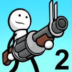 Скачать One Gun 2: Stickman Мод (Много денег) на Андроид