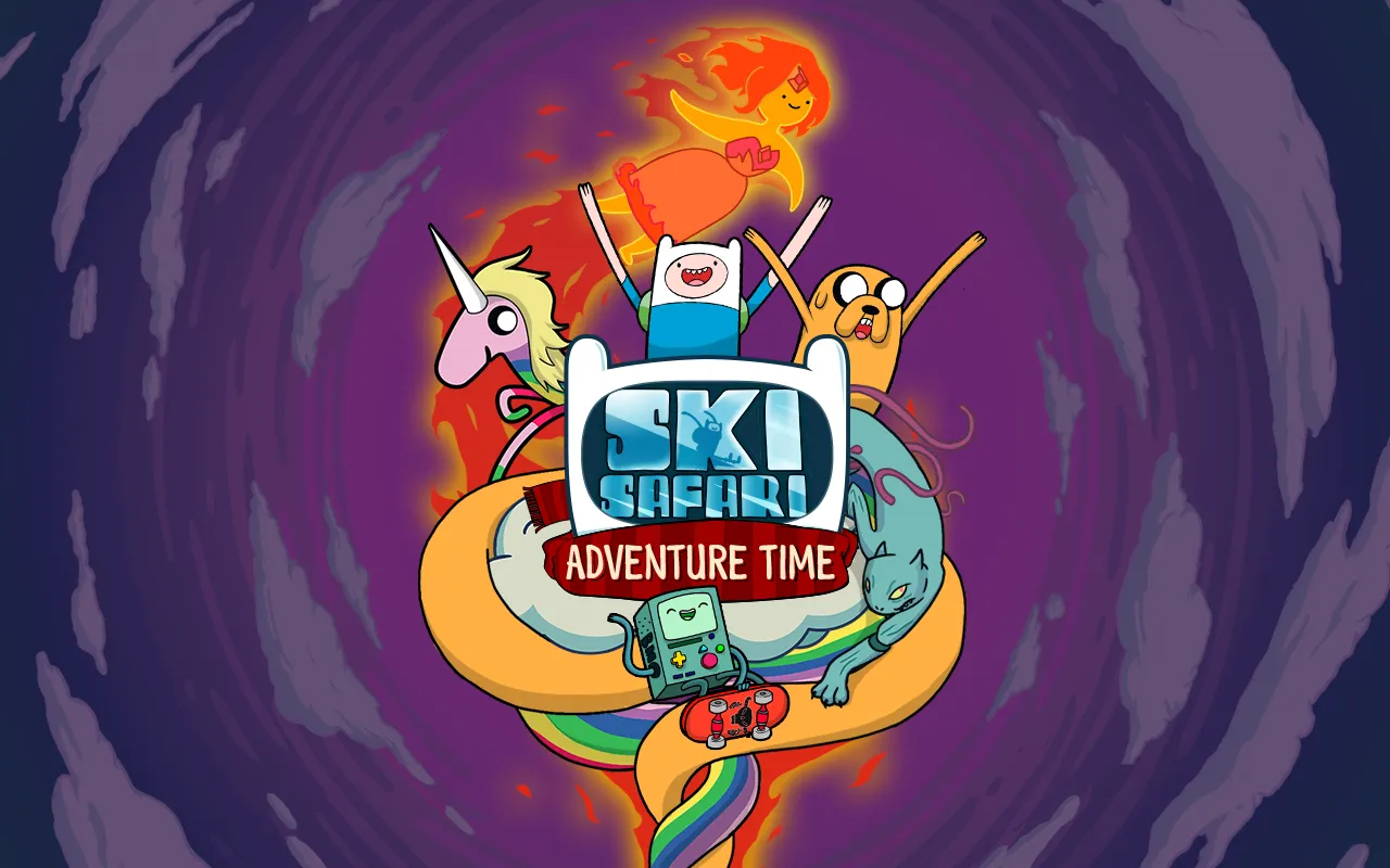 Ski Safari: Adventure Time [мод: много денег] Screenshot 1