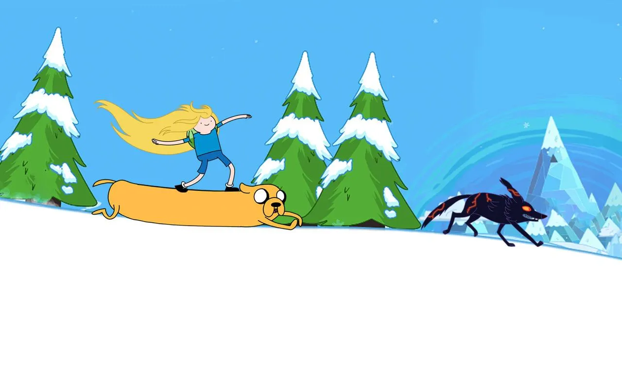Ski Safari: Adventure Time [мод: много денег] Screenshot 3