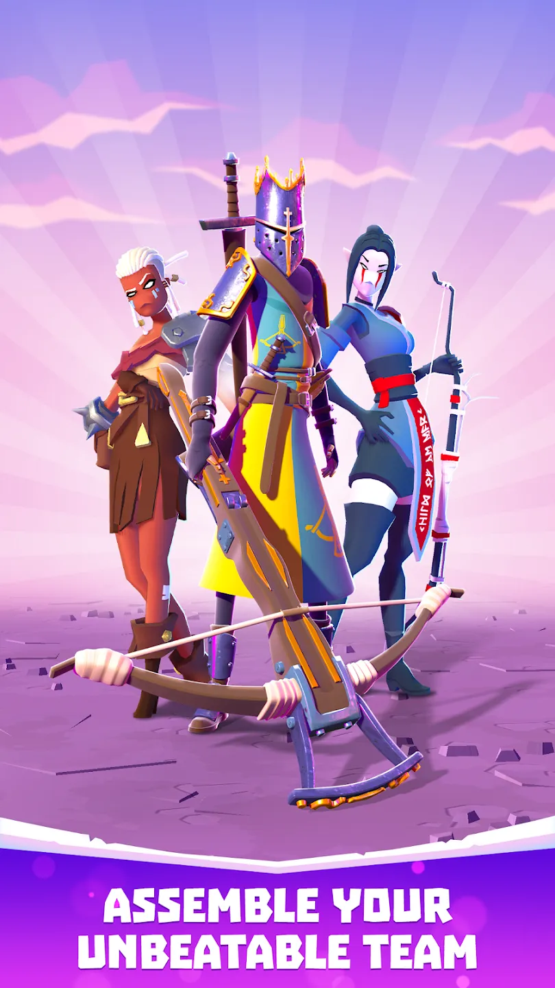Knighthood v2.5.1 APK Мод (Меню, Всегда твой ход) Screenshot 2
