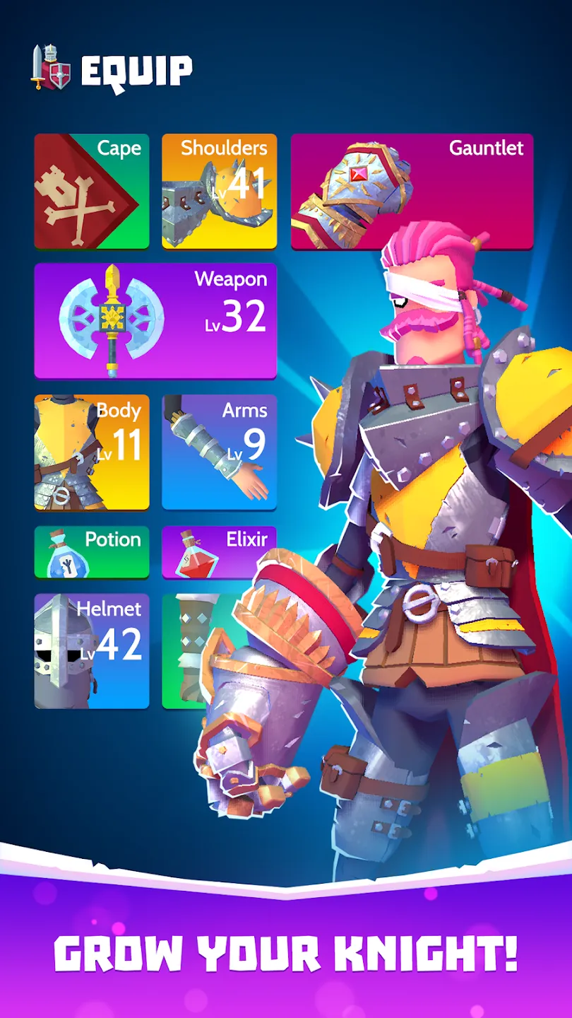 Knighthood v2.5.1 APK Мод (Меню, Всегда твой ход) Screenshot 3