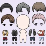 Скачать Oppa doll [мод: много денег] на Андроид
