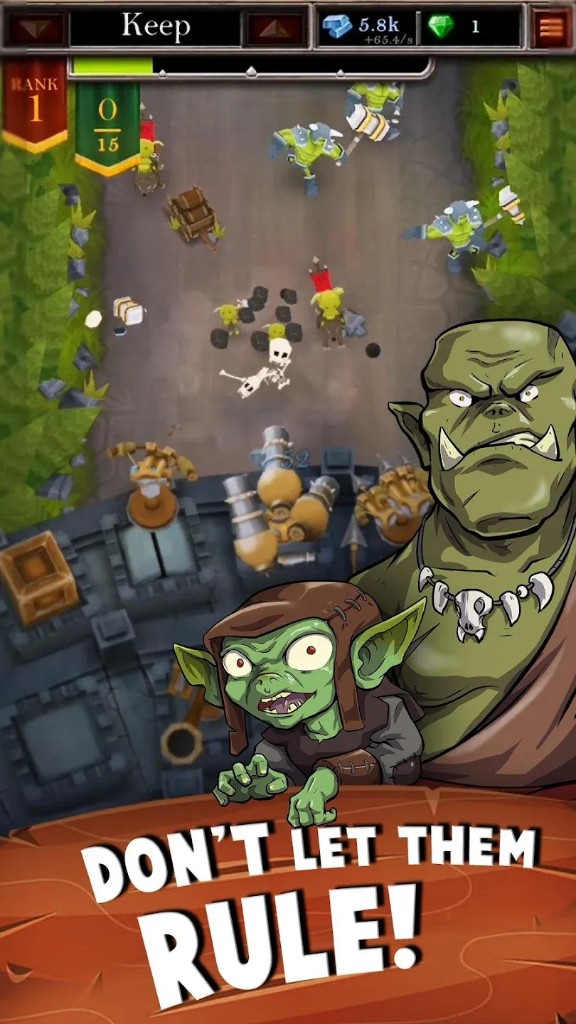 Castle Fusion Idle Clicker v2.0.2 APK Мод (Меню, Объединяйте всё) Screenshot 1