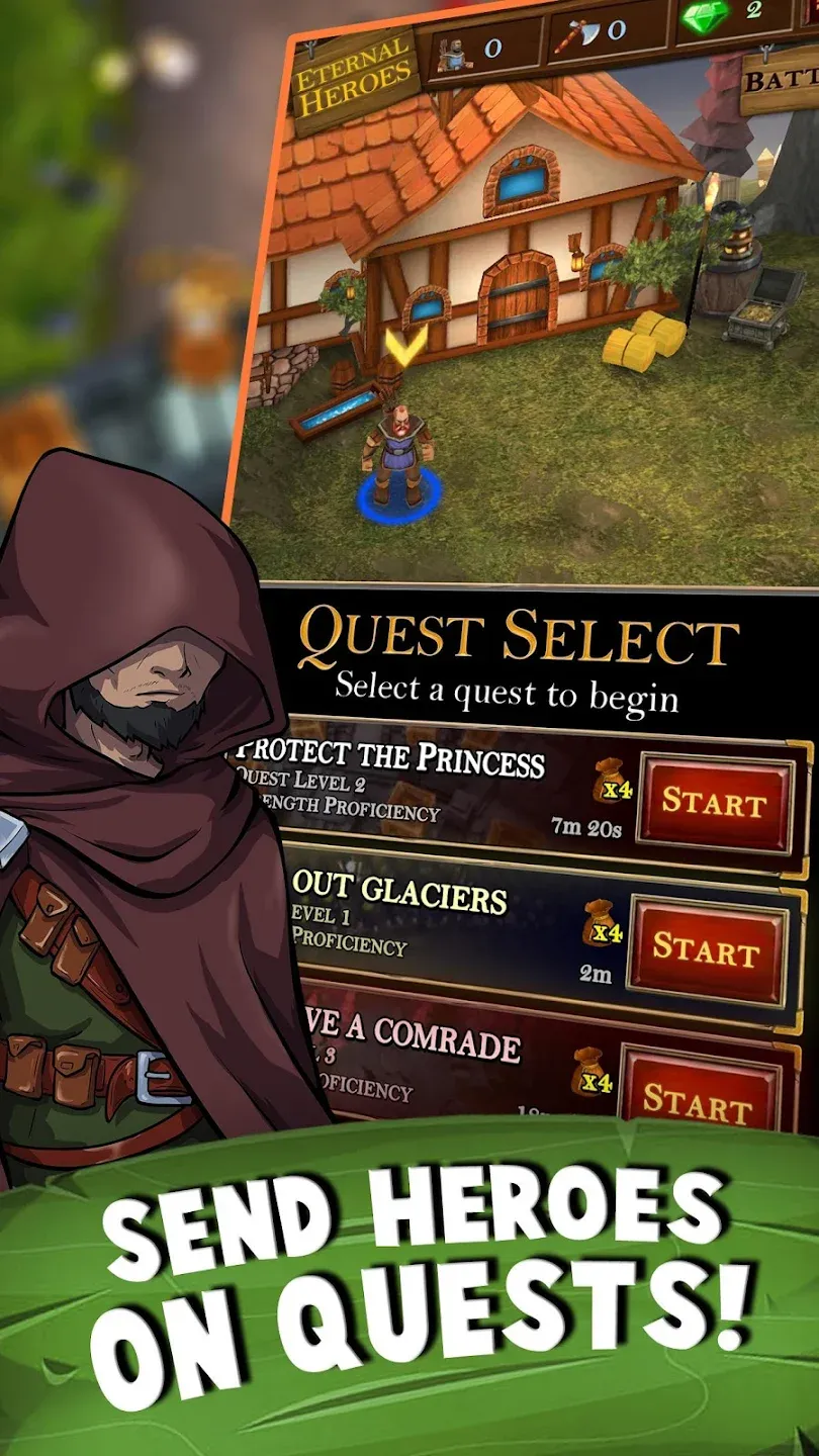 Castle Fusion Idle Clicker v2.0.2 APK Мод (Меню, Объединяйте всё) Screenshot 2