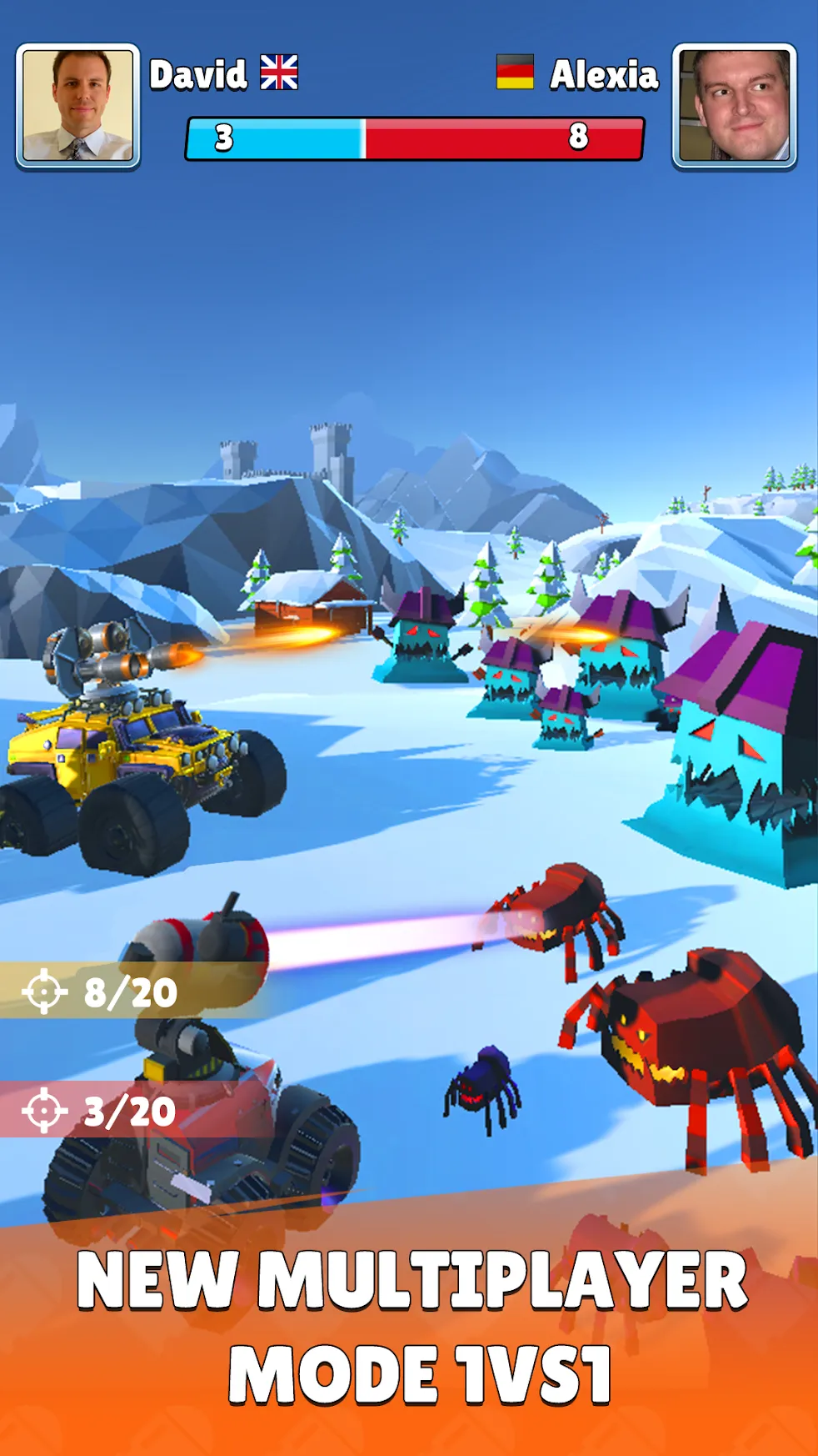 Battle Cars: Monster Hunter [мод: много денег] Screenshot 2