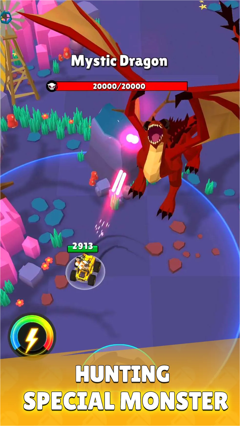 Battle Cars: Monster Hunter [мод: много денег] Screenshot 4