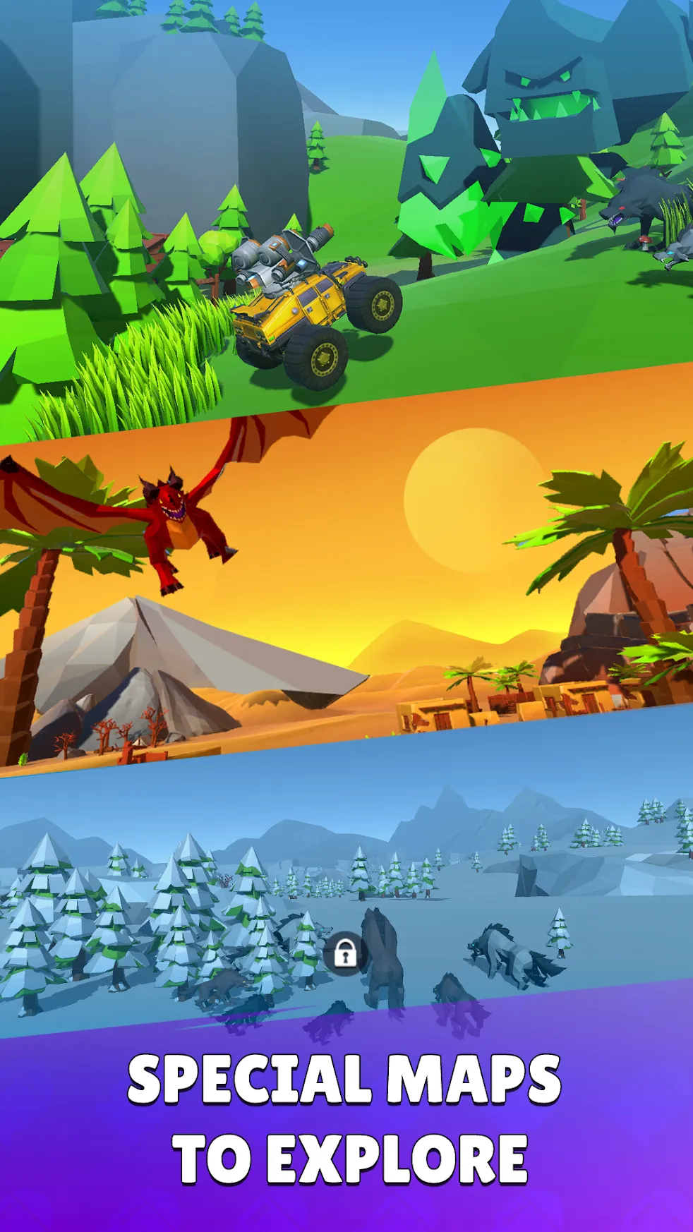 Battle Cars: Monster Hunter [мод: много денег] Screenshot 5