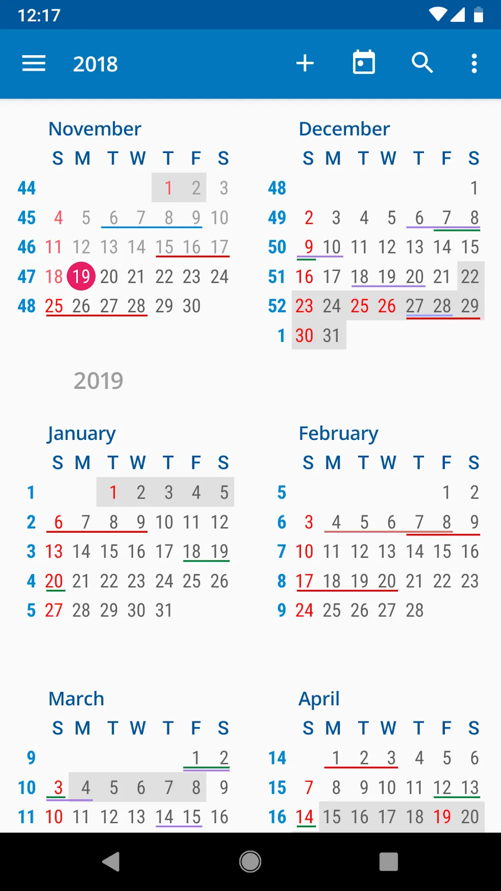 aCalendar+ Calendar & Tasks Paid [мод: полная версия] Screenshot 5