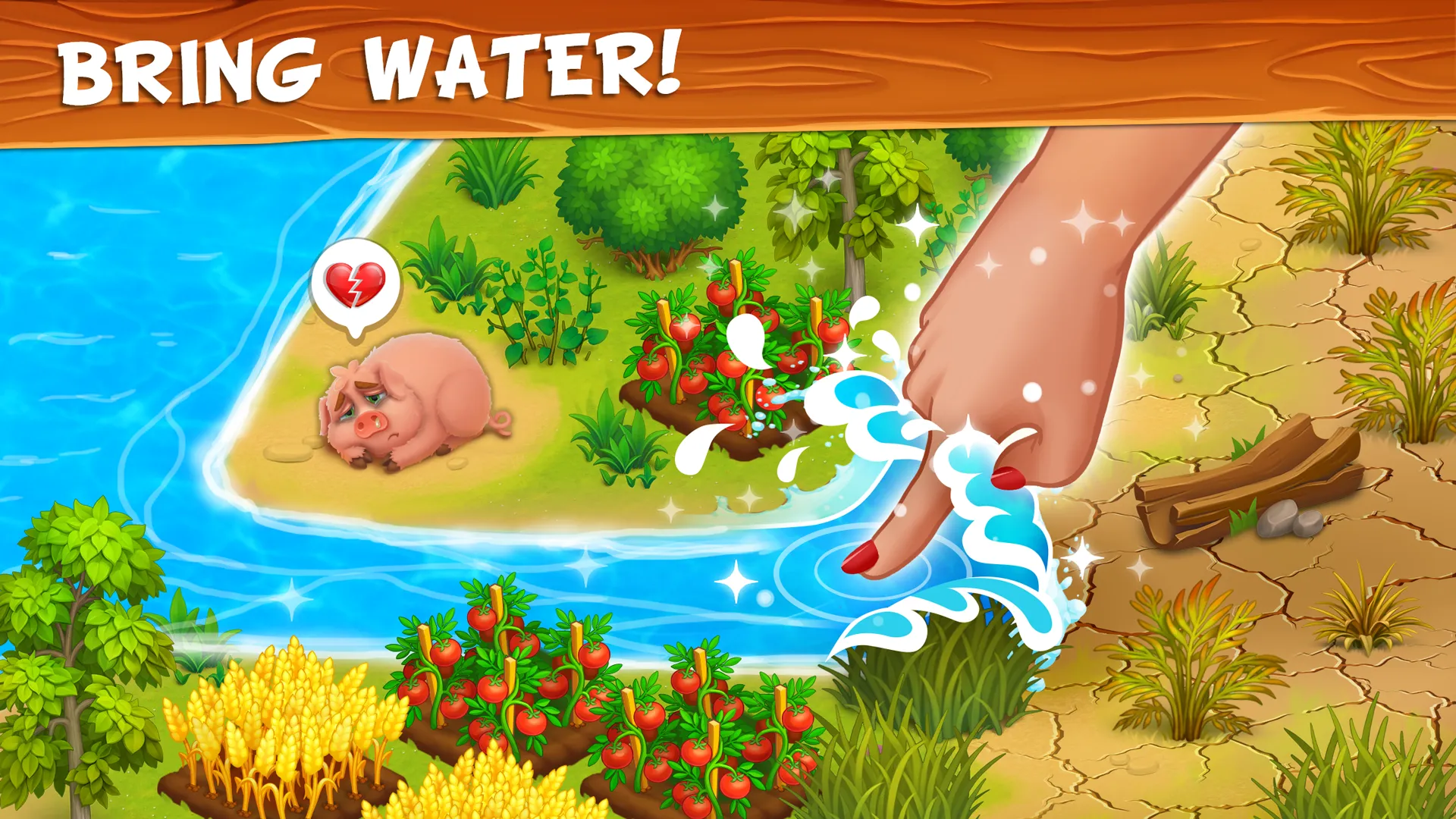 Farm Town - Семейная Ферма v4.89 APK Мод (Много денег) Screenshot 2