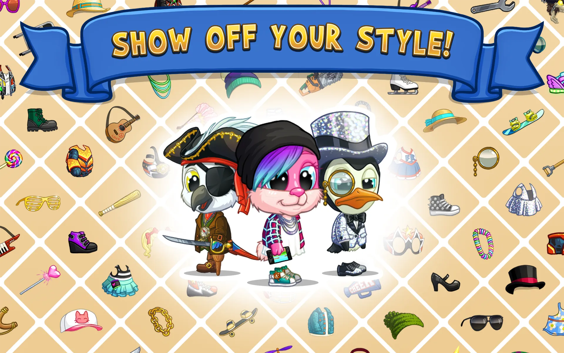 Fun Run 3 - гонки мультиплеер [мод: меню] Screenshot 4